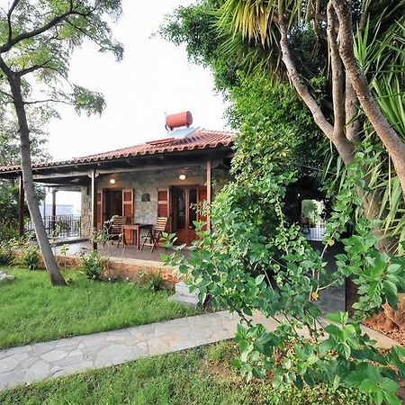 Villa Onar A Stone House With Amazing View Stoúpa Exterior foto
