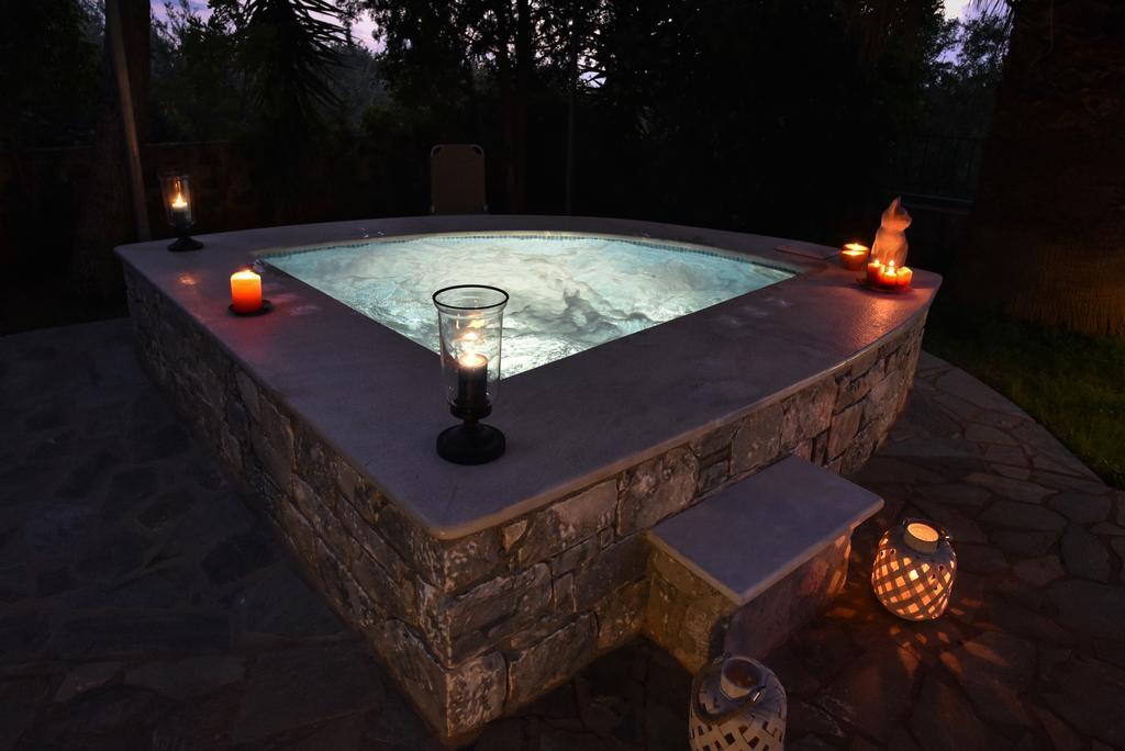 Villa Onar A Stone House With Amazing View Stoúpa Exterior foto